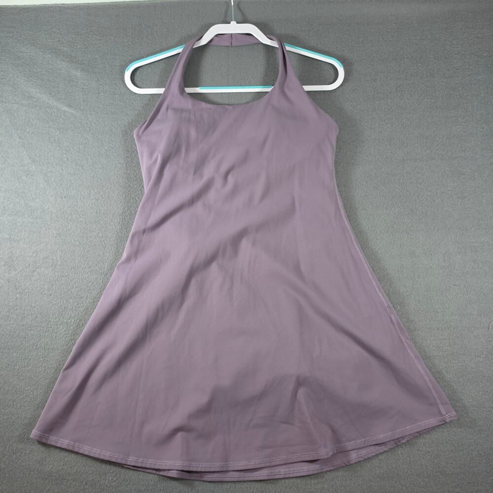 Halara Womens Medium Purple Everyday Exercise Tennis Dress Built-in Shorts